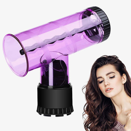 أداة تركب على مصفف الشعر لصنع شعر مموج To make natural curls
