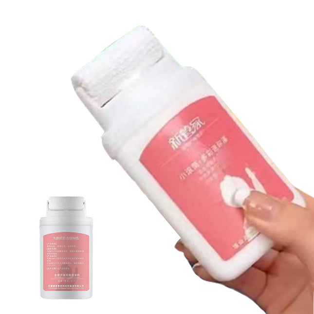 دهان لاتيكس ابيض لأصلاح الجدران ضد الماء 100 مل  White latex paint to repair walls against water, 100 ml